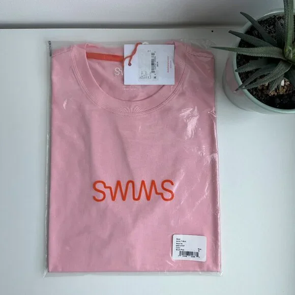 SWIMS - Men's Aksla T Shirt - Blush Pink (M) - Picture 10 of 10